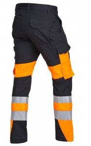 ROFA-Warnschutz, Warn-Bundhose, Vis-Line Mac, anthrazit/leuchtorange