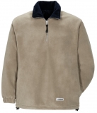 PLANAM-Kälteschutz, Fleece Arbeits-Berufs-Troyer, Relax camel/marine
