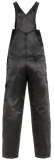PLANAM-Kälteschutz, Gletscher Piloten Winter-Arbeits-Berufs-Latz-Hose, schwarz