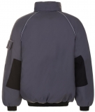 PLANAM-Kälteschutz, Winter-Arbeits-Berufs-Jacke, Blouson, CANVAS 320, grau/schwarz
