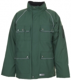 PLANAM-Kälteschutz, Winter-Arbeits-Berufs-Parka, CANVAS 320,  grün/grün
