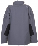 PLANAM-Kälteschutz, Winter-Arbeits-Berufs-Parka, CANVAS 320,  grau/schwarz