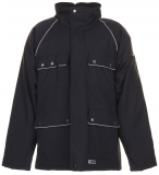 PLANAM-Kälteschutz, Winter-Arbeits-Berufs-Parka, Canvas, 320 g, schwarz