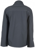 PLANAM-Kälteschutz, Winter-Softshell-Arbeits-Berufs-Jacke, Highline, schiefer/schwarz/rot