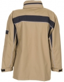 PLANAM-Kälteschutz, Allwetter Winter-Arbeits-Berufs-Jacke, PLALINE, sand/schwarz