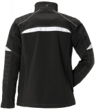 PLANAM-Kälteschutz, Softshell-Arbeits-Berufs-Jacke, Duraline, 270 g/m², schwarz/grau
