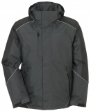 PLANAM-Kälteschutz, Winter-Wetter-Arbeits-Berufs-Jacke,, Desert, grau/schwarz