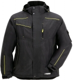 PLANAM-Kälteschutz, Winter-Wetter-Arbeits-Berufs-Jacke, Neon, grau/grün