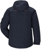 PLANAM-Kälteschutz, Winter-Wetter-Arbeits-Berufs-Jacke, Neon, marine/orange