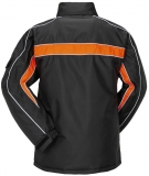 PLANAM-Kälteschutz, Cosmic, Winter-Arbeits-Berufs-Jacke, schwarz/orange