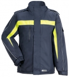 PLANAM-Kälteschutz, Cosmic, Winter-Arbeits-Berufs-Jacke, marine/gelb