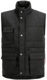 PLANAM-Kälteschutz, Winter-Arbeits-Berufs-Weste,  Turbo, Outdoor, schwarz