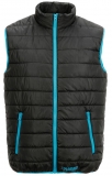 PLANAM-Kälteschutz, Winter-Arbeits-Berufs-Weste,  Lizard, Outdoor, schwarz/blau