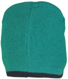 PLANAM-Kälteschutz, Winter-Strick-Mütze, grün/schwarz