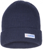 PLANAM-Kälteschutz, Winter-Strick-Mütze, mit Umschlag, marine