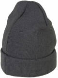 PLANAM-Kälteschutz, Winter-Strick-Mütze mit Umschlag, schiefer