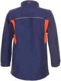 PLANAM-Kälteschutz, Junior Softshell-Arbeits-Berufs-Jacke, marine/orange