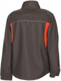 PLANAM-Kälteschutz, Softshell-Arbeits-Berufs-Jacke, Basalt Neon, oliv/orange