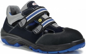Gr.36 ELTEN-S1-Sicherheitsschuhe Berufsschuhe mit Klettverschluss Arbeitsschuhe RUNABOUT EASY ESD, schwarz/grau
