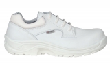 Gr.44 COFRA-Footwear, ADRIANUS WHITE S2 SRC, Sicherheits-Arbeits-Berufs-Schuhe, Halbschuhe, weiß