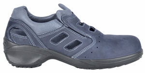 Gr.40 COFRA-Footwear, ELOISA S1 P SRC, Sicherheits-Arbeits-Berufs-Schuhe, Halbschuhe, blau
