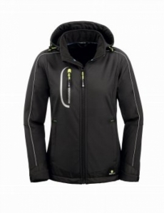 BIG-4-Protect-Kälteschutz, Damen Softshelljacke, MARYLAND, 270 g/m², schwarz