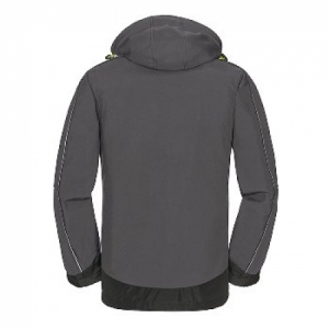 BIG-4-Protect-Kälteschutz, Softshell-Arbeits-Berufs-Jacke, Montana, grau/schwarz