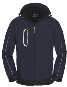 BIG-4-Protect-Kälteschutz, Softshell-Arbeits-Berufs-Jacke, Montana, navy/schwarz