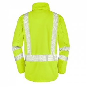 BIG-4-Protect-Warnschutz, Warn-Softshell-Jacke, Tyler, leuchtgelb