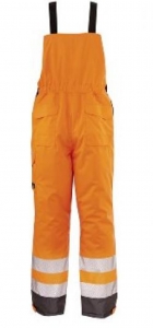 BIG-4-Protect-Warnschutz, Warn-Wetterschutz-Latzhose, Atlanta, leuchtorange
