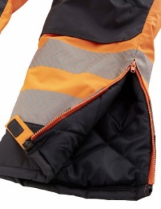 BIG-4-Protect-Warnschutz, Warn-Wetterschutz-Latzhose, Atlanta, leuchtorange