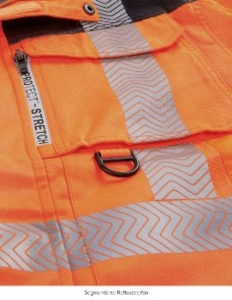 BIG-4-Protect-Warnschutz, Warn-Bundjacke, Kentucky, leuchtorange/grau