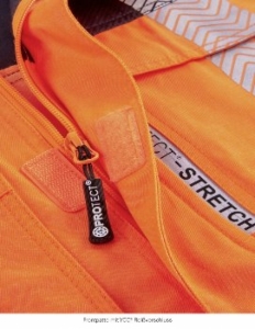 BIG-4-Protect-Warnschutz, Warn-Bundjacke, Kentucky, leuchtorange/grau