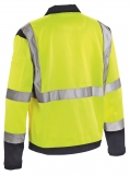 BIG-TEXXOR-Warnschutz, Warn-Jacke, Davenport, leuchtgelb/navy