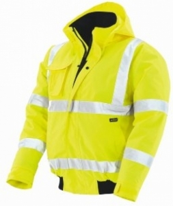 BIG-TEXXOR-Warnschutz, Warn-Pilotenjacke, Whistler, leuchtgelb