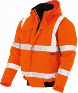 BIG-TEXXOR-Warnschutz, Warn-Pilotenjacke, Whistler, leuchtorange