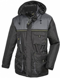 BIG-TEXXOR-Kälteschutz, Winter-Jacke Ystad, schwarz/grau