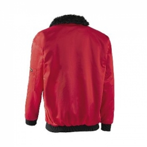 BIG-TEXXOR-Kälteschutz, - Winter-Arbeits-Berufs-Piloten-Jacke, 4-in-1-Pilotenjacke, Oslo, rot