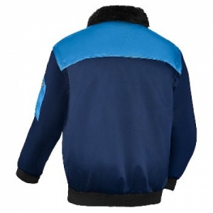 BIG-TEXXOR-Kälteschutz, - Winter-Arbeits-Berufs-Piloten-Jacke,  4-in-1-Pilotenjacke, Oslo, marine/kornblau
