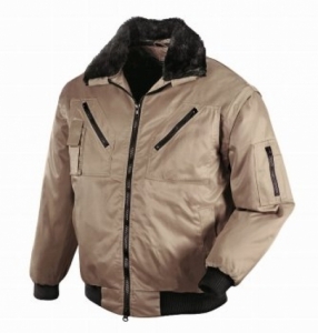 BIG-TEXXOR-Kälteschutz,  Winter-Arbeits-Berufs-Piloten-Jacke, 4-in-1-Pilotenjacke, Oslo, khaki
