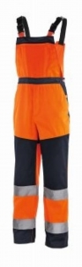 BIG-TEXXOR-Warnschutz, Warn-Latzhose, Buffalo, leuchtorange/navy