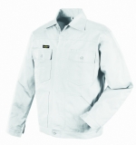 BIG TEXXOR Bundjacke Arbeitsjacke Berufsjacke Schutzjacke Arbeitskleidung Berufskleidung, weiß
