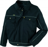 BIG-TEXXOR-Workwear, Canvas-Arbeits-Berufs-Bund-Jacke, Rio, 320g/m², schwarz