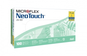 ANSRLL-Einwegschutz, EW-NEOPREN-HANDSCHUHE, NEO TOUCH, 25-101, hellgrün