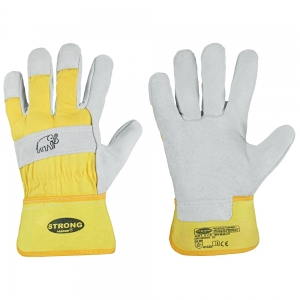 F-STRONGHAND-Handschutz, Rindspaltleder, Arbeitshandschuhe, *MAMMUT*