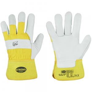 F-STRONGHAND-Handschutz, Winter, Rindvollleder, Arbeitshandschuhe, *EISBÄR*, Pkg.a`12
