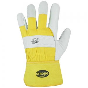 F-STRONGHAND-Handschutz, Winter, Rindvollleder, Arbeitshandschuhe, *EISBÄR*, Pkg.a`12