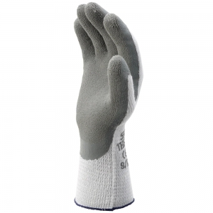 F-SHOWA-BEST, Mittelstrick, Latex beschichtet, Arbeitshandschuhe, *SHOWA 451*, grau