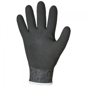 F-OPTIFLEX-Handschutz, Latex-Schnittschutz, Arbeitshandschuhe, *WINTER FLEX 5*, schwarz