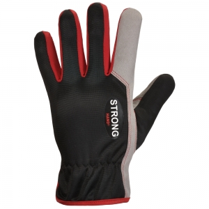 F-STRONGHAND-Handschutz, Arbeitshandschuhe, *VIGAN*, schwarz/grau/rot, Pkg.a`12